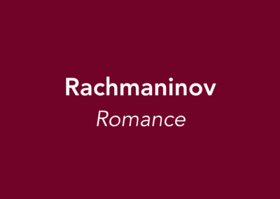 Rachmaninov | Romance