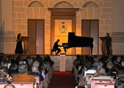 Sala del Conservatorio Brescia 2010 De Luca - Sergio Mascherpa e Laura Mantovi